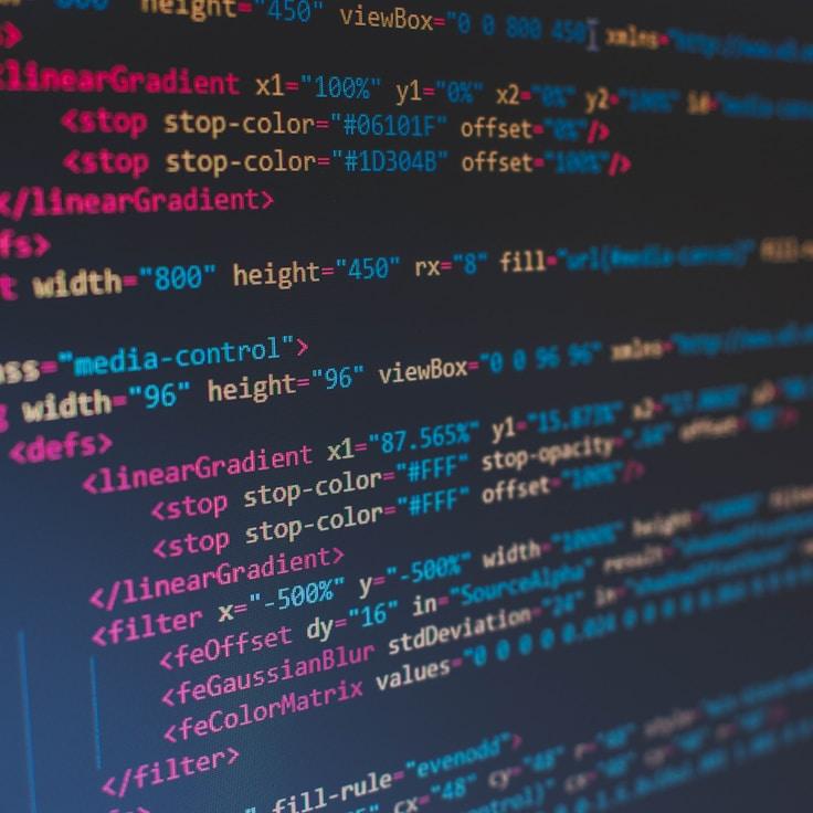 iOS app development workspace